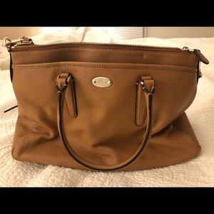Coach tan purse